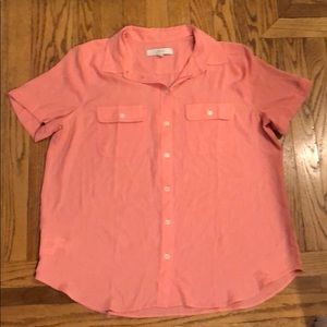 Loft short sleeve work top